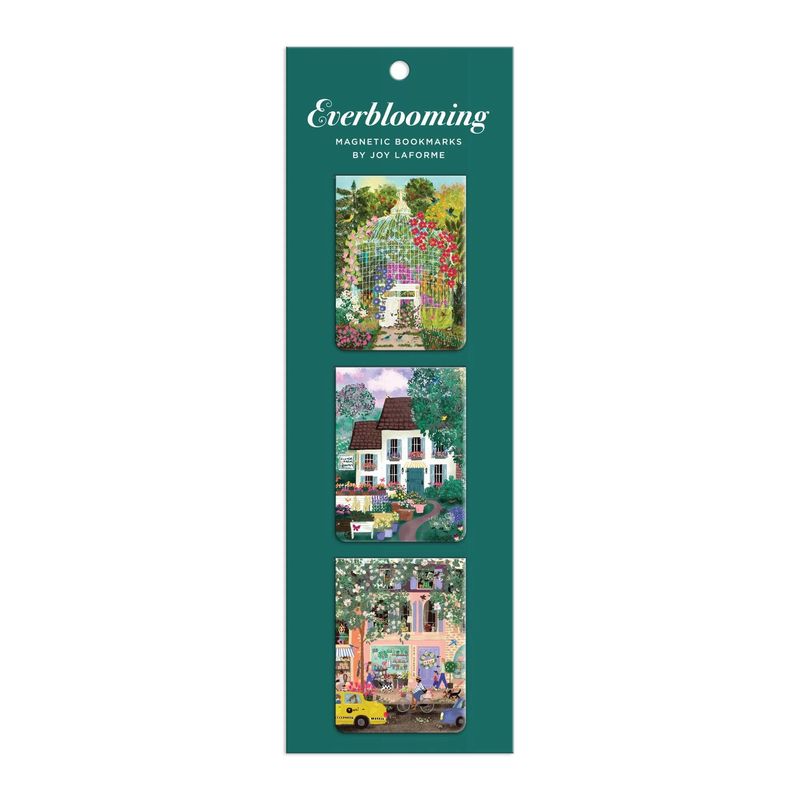 Magnetic Bookmarks Joy Laforme Everblooming