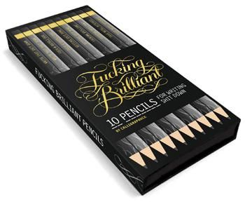 Fucking Brilliant Graphite Pencil Set of 10