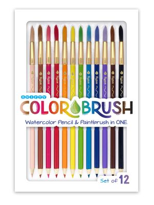 Colourbrush Watercolour Pencil & Paintbrush Set