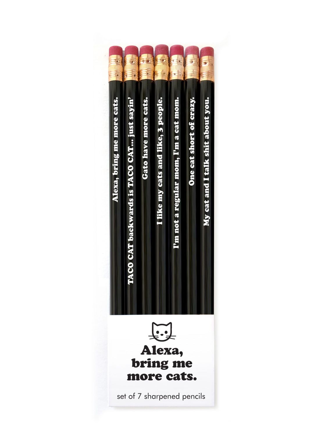 Pencil Set Alexa, Bring Me More Cats