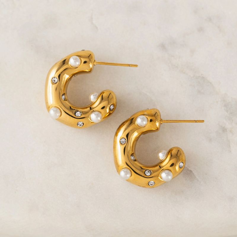 Cove Hoop Waterproof Earrings