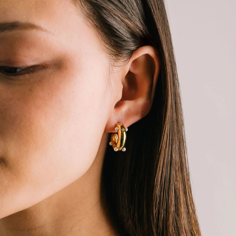 Cove Hoop Waterproof Earrings