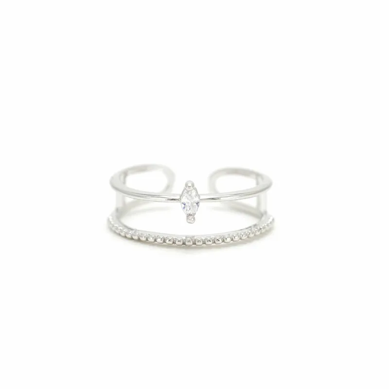 Marquise Ring Silver