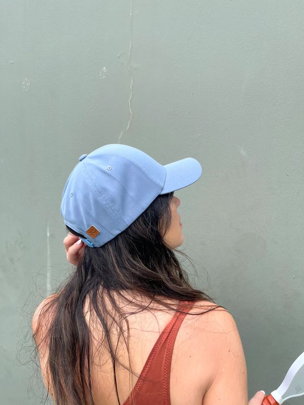 Classic Cap Steel Blue Tencel