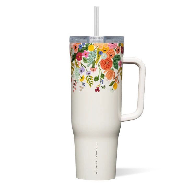 Cruiser 40oz Rifle Paper Co. Garden Party Cream