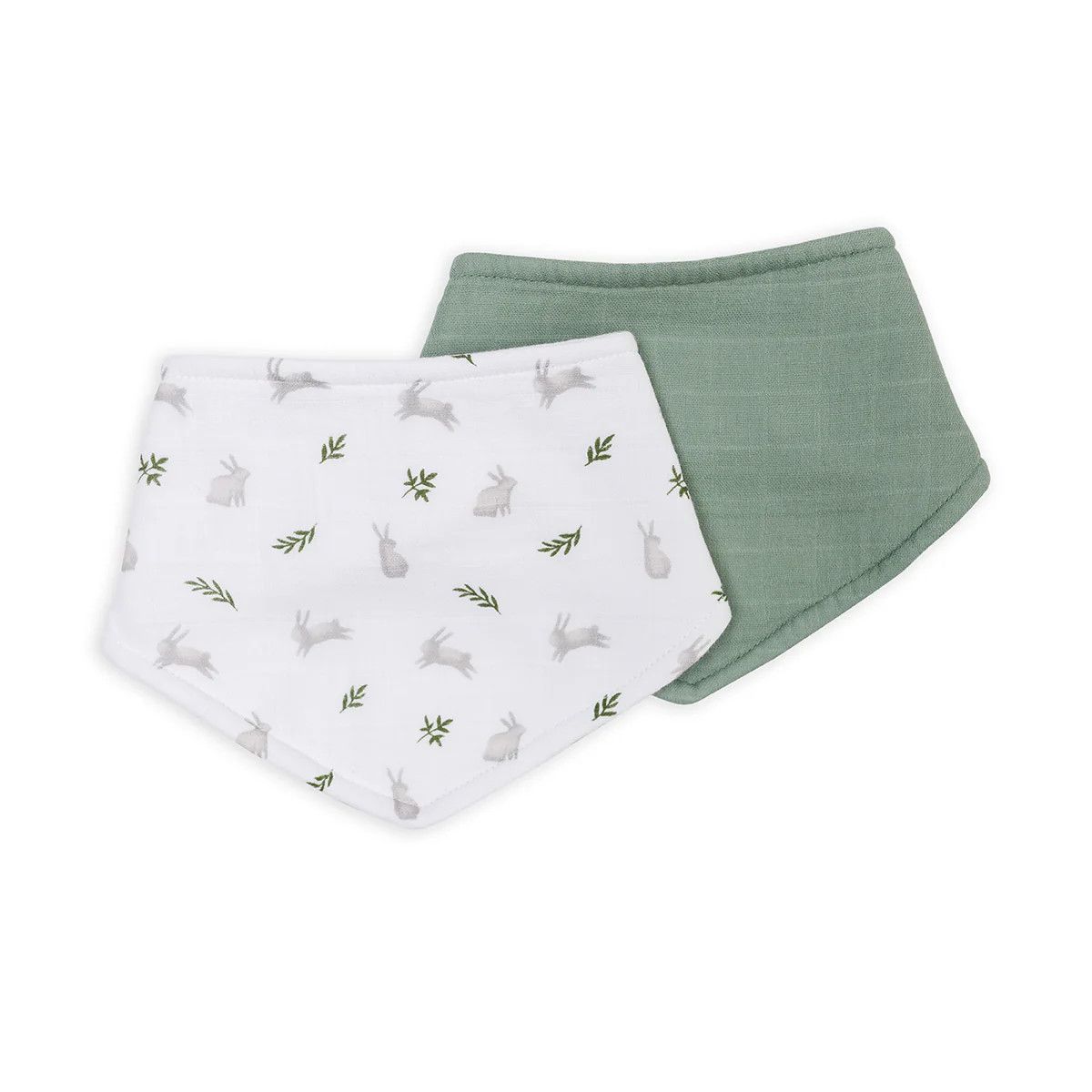 Bandana Bib 2 Pack Bunny/Fern