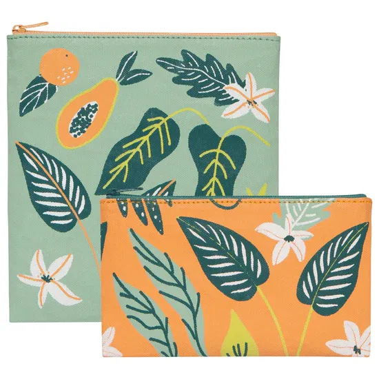 Snack Bag Set of 2 Paradise Foliage