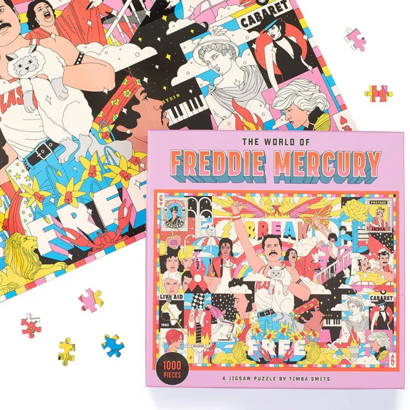 1000 Piece Puzzle The World of Freddie Mercury