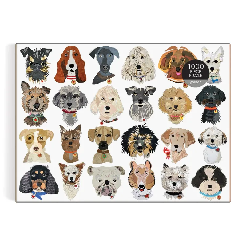1000 Piece Puzzle Paper Dogs