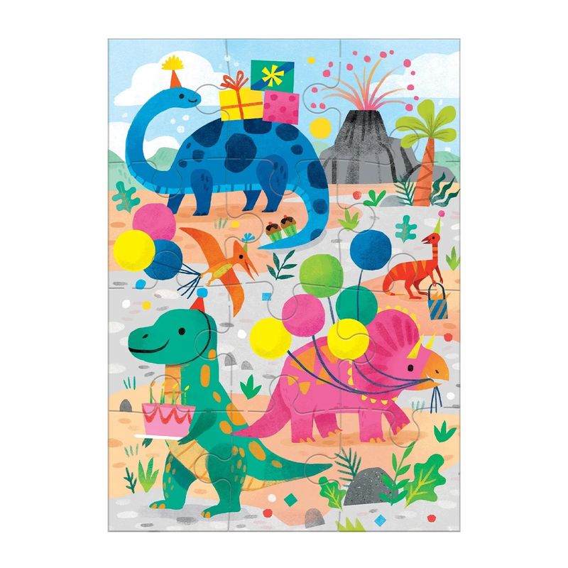 Greeting Card Puzzle Dino Party