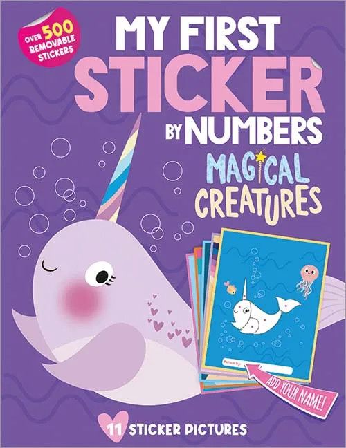 My First Sticker By Number Magical Creatures