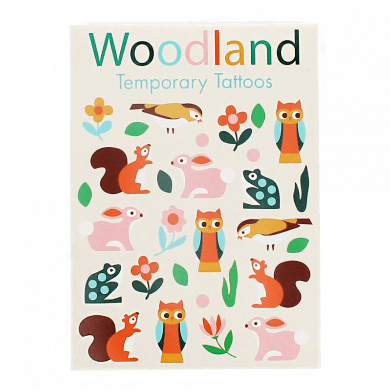 Temporary Tattoos Woodland