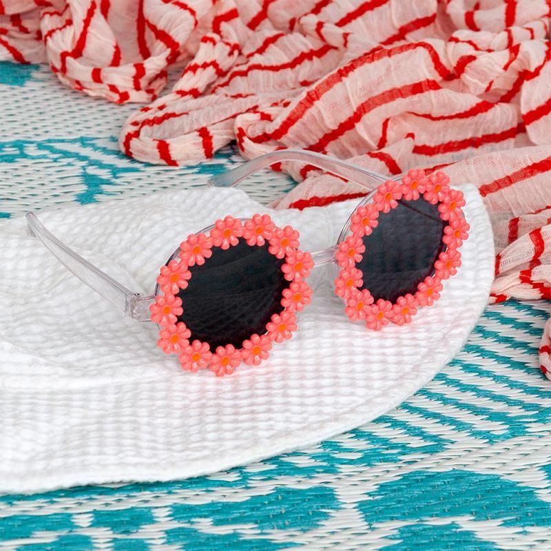 Funglasses Sunglasses Pink Daisy