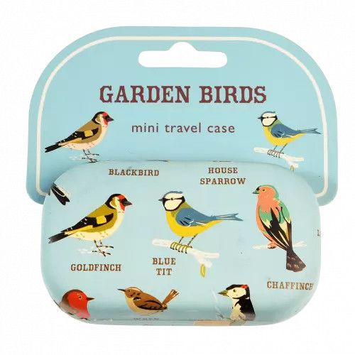 Mini Travel Case Garden Birds