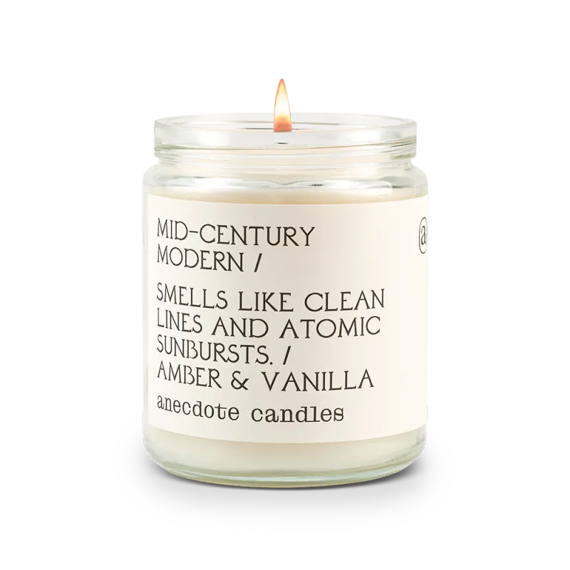 Jar Candle Mid-Century Modern
