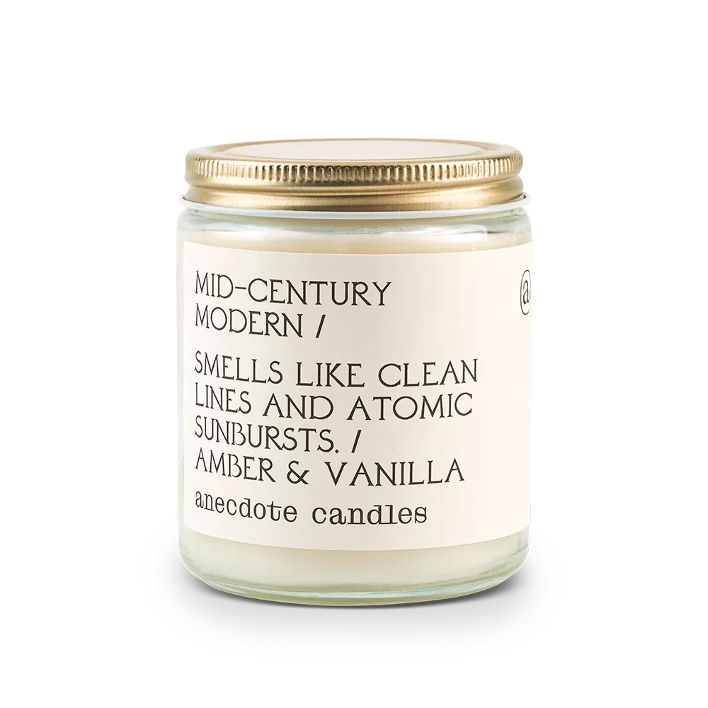Jar Candle Mid-Century Modern