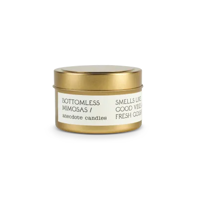 Travel Tin Candle Bottomless Mimosas