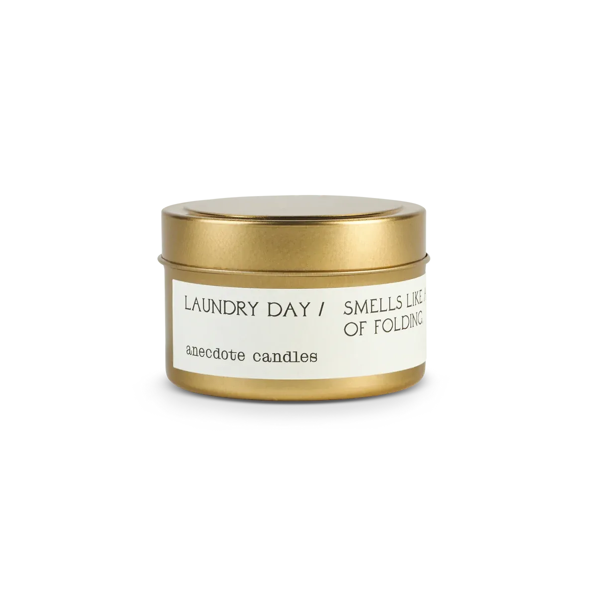 Travel Tin Candle Laundry Day