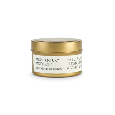 Travel Tin Candle Mid-Century Modern