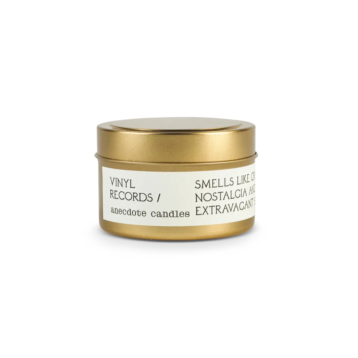 Travel Tin Candle Vinyl Records