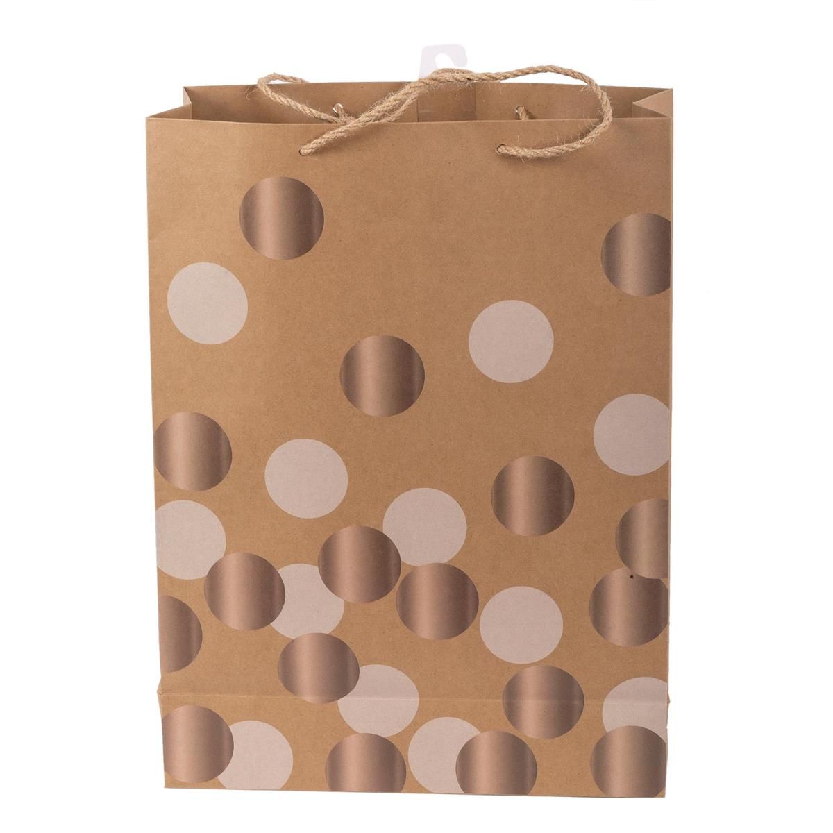 Jumbo Gift Bag Iridescent Dots