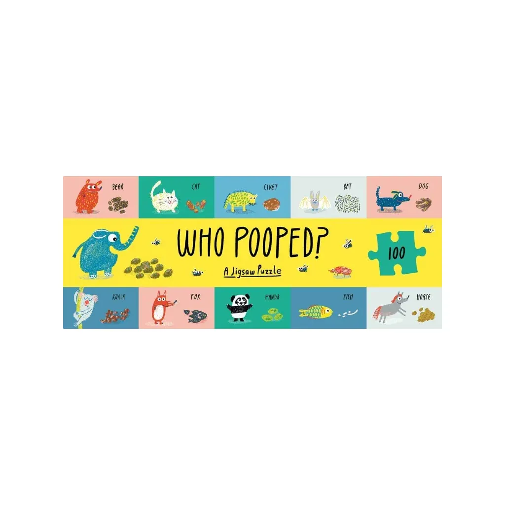 100 Piece Puzzle Who Pooped