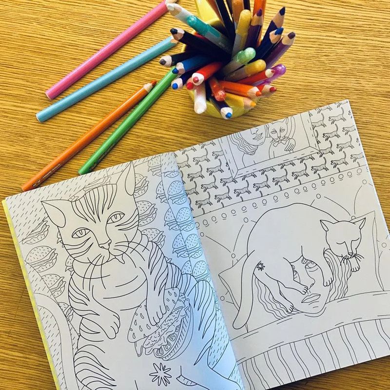 The Cat Butt Colouring and Activity Book
