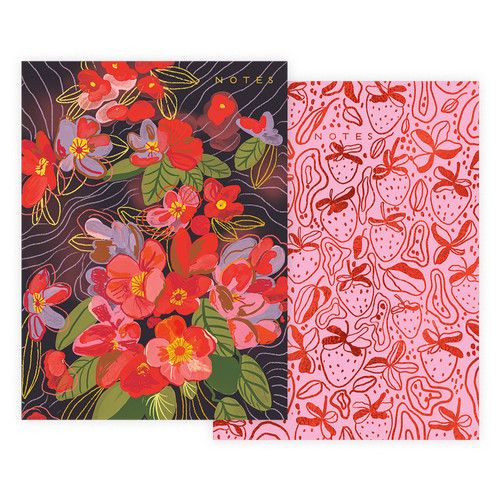 Notebook Set Night Flowers