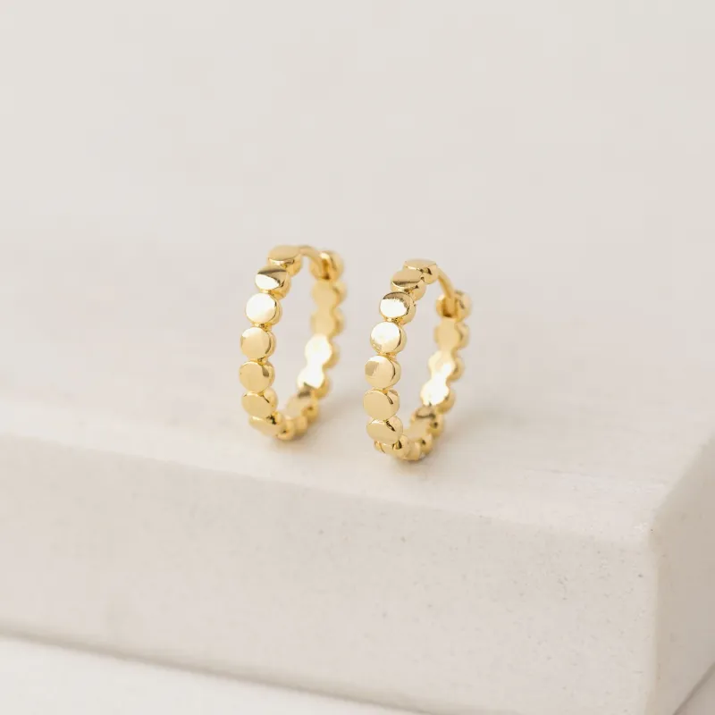 Cleo Hoop Earrings Gold