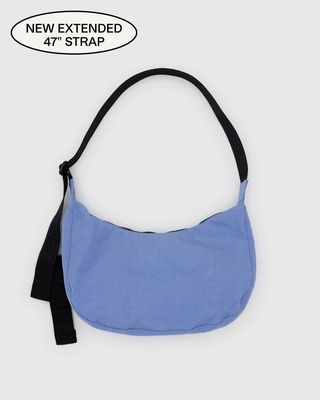 Medium Nylon Crescent Bag Cornflower