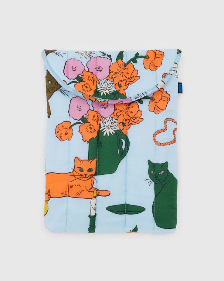 Puffy Laptop Sleeve 13&quot;/14&quot; Table Cats