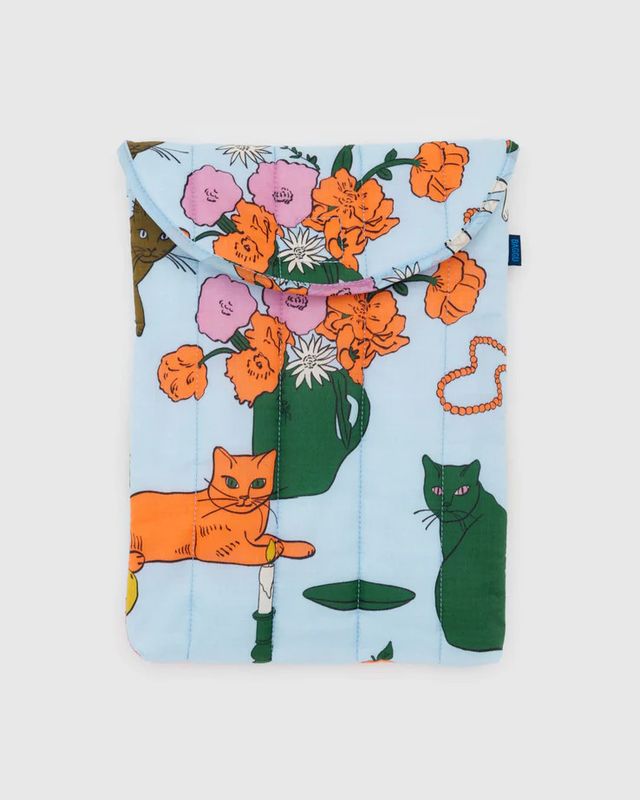 Puffy Laptop Sleeve 13&quot;/14&quot; Table Cats