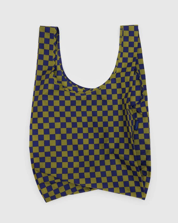 Standard Baggu Pear Navy Check