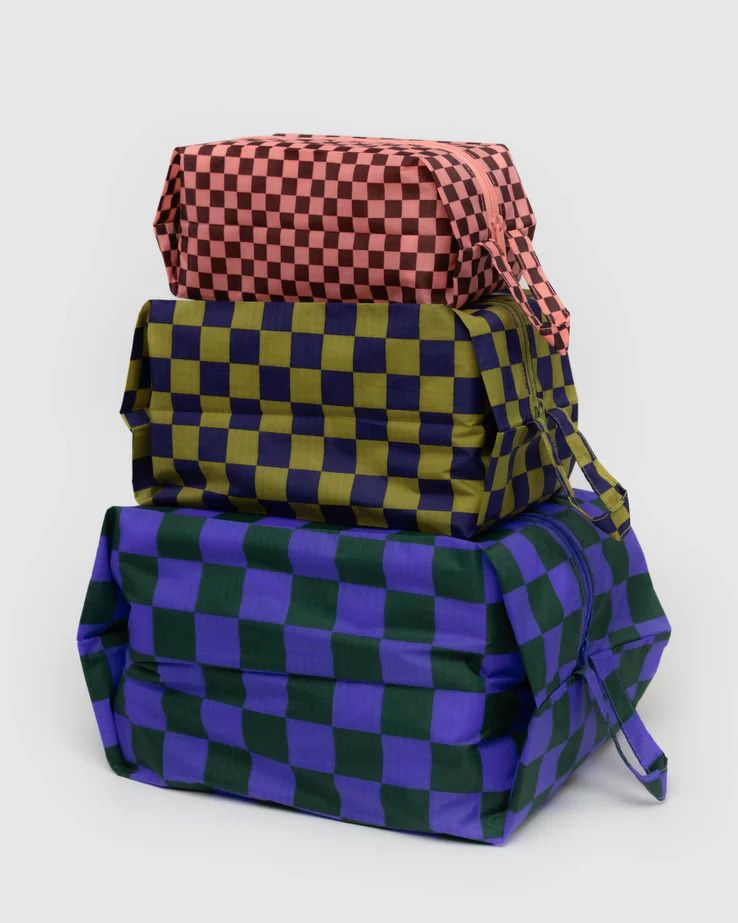 3D Zip Set Jewel Checks