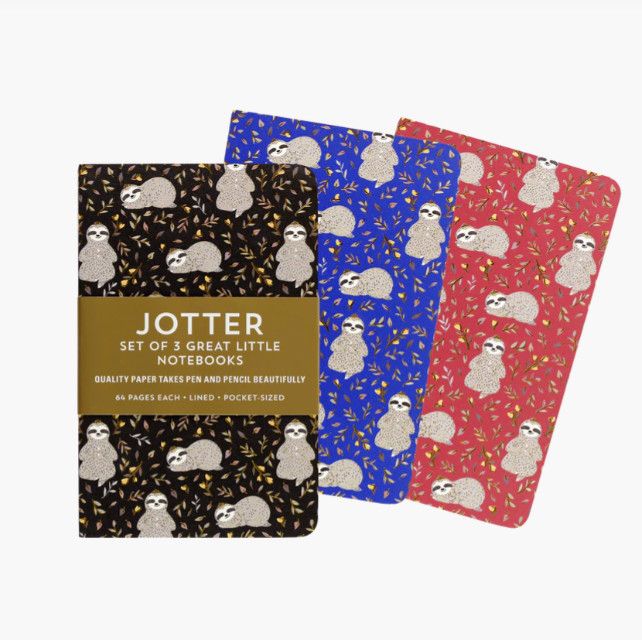 Jotter Mini Notebook Set of 3 Sloth