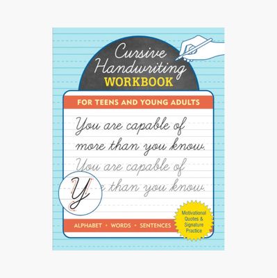 Cursive Workbook for Teens and Young Adults