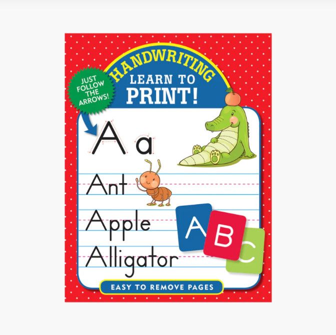 Handwriting Workbook Learn To Print