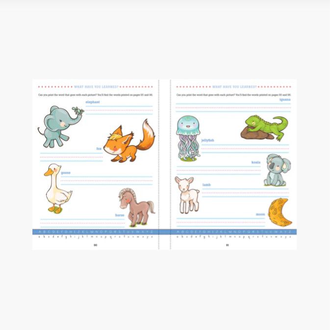 Handwriting Workbook Learn To Print