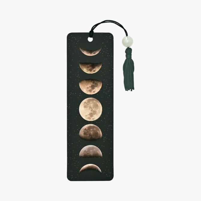 Beaded Bookmark Moon Phases