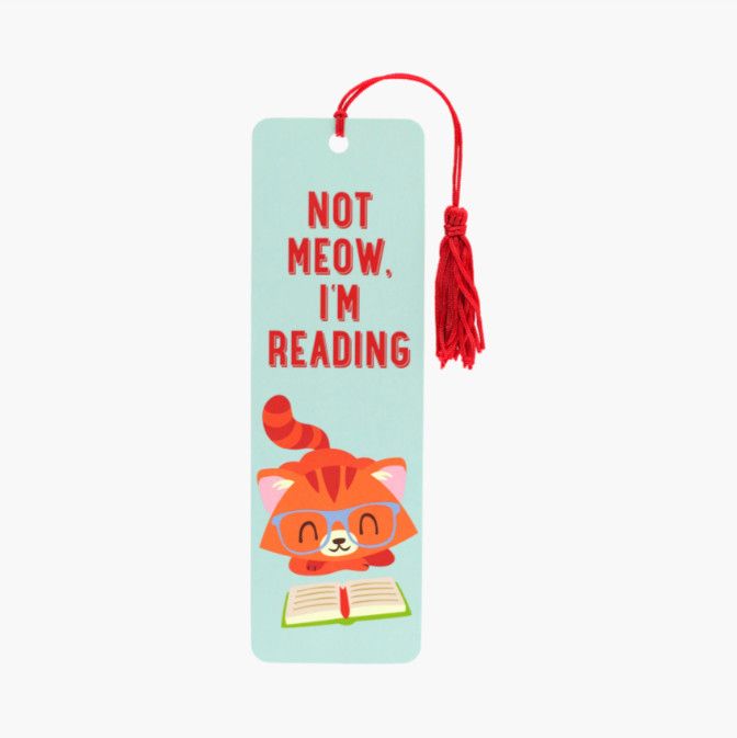 Tassel Bookmark Not Meow I&#39;m Reading