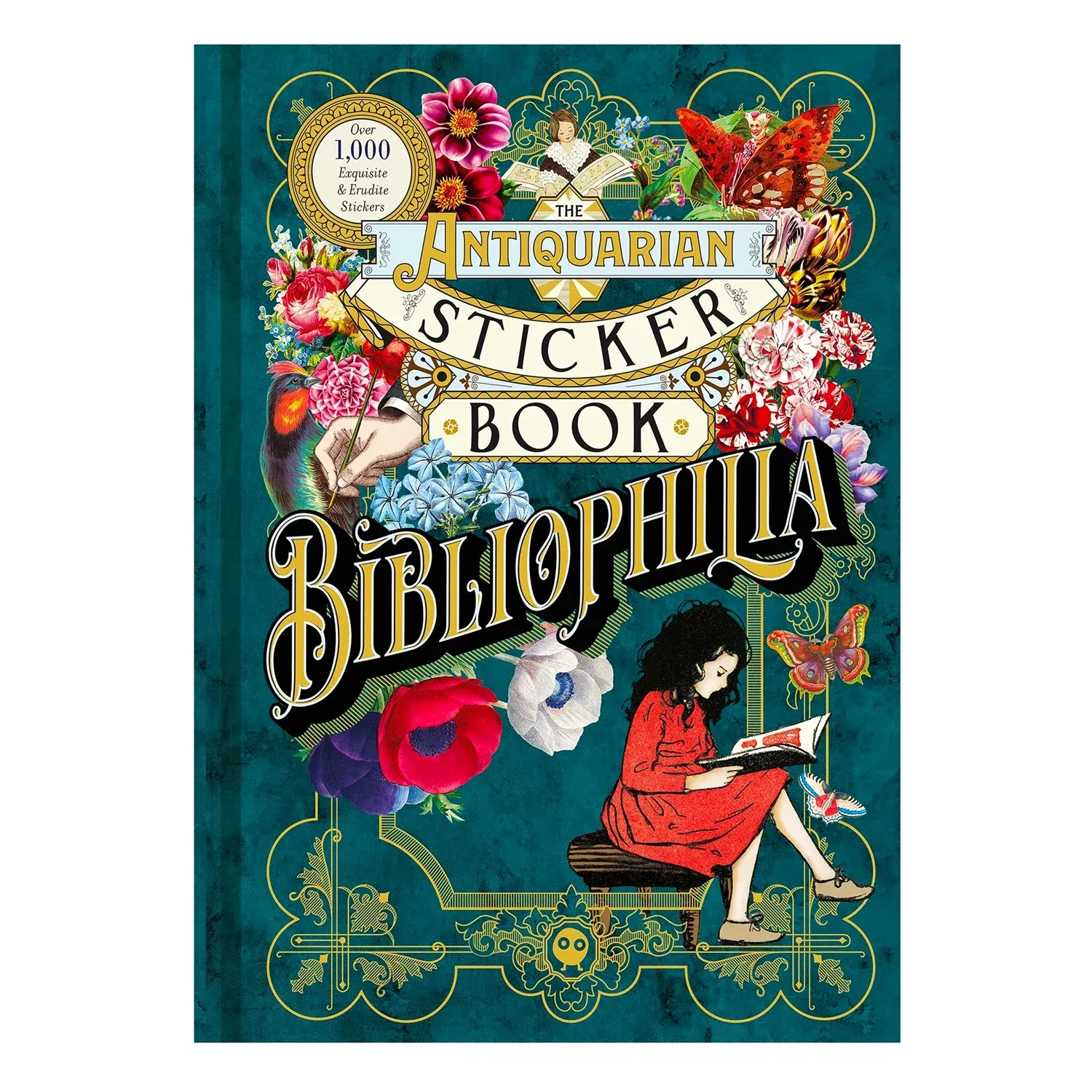 Antiquarian Sticker Book Bibliophilia