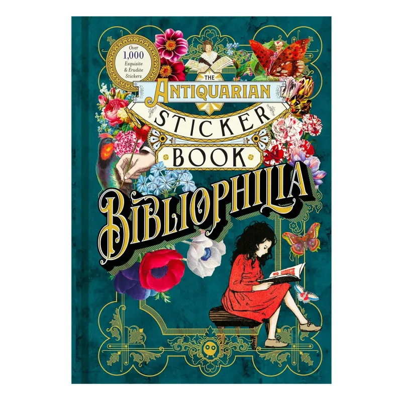 Antiquarian Sticker Book Bibliophilia