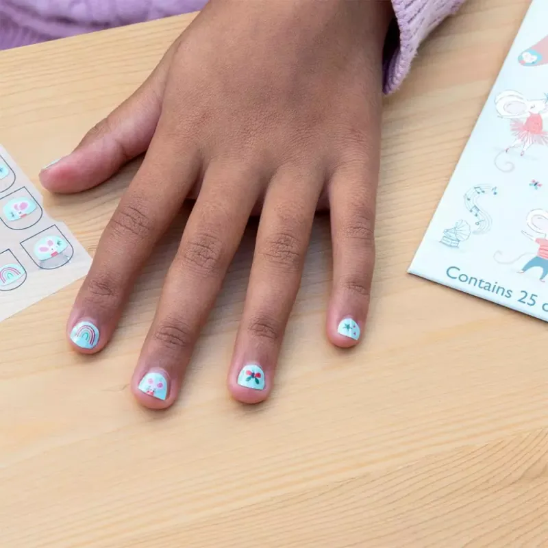 Nail Stickers Pack of 25 Mimi and Milo