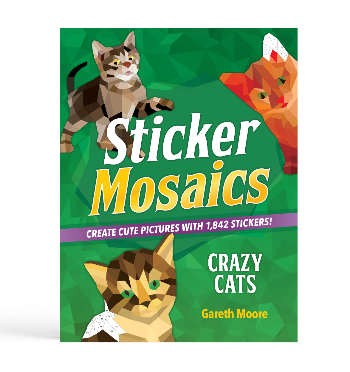 Sticker Mosaics Crazy Cats