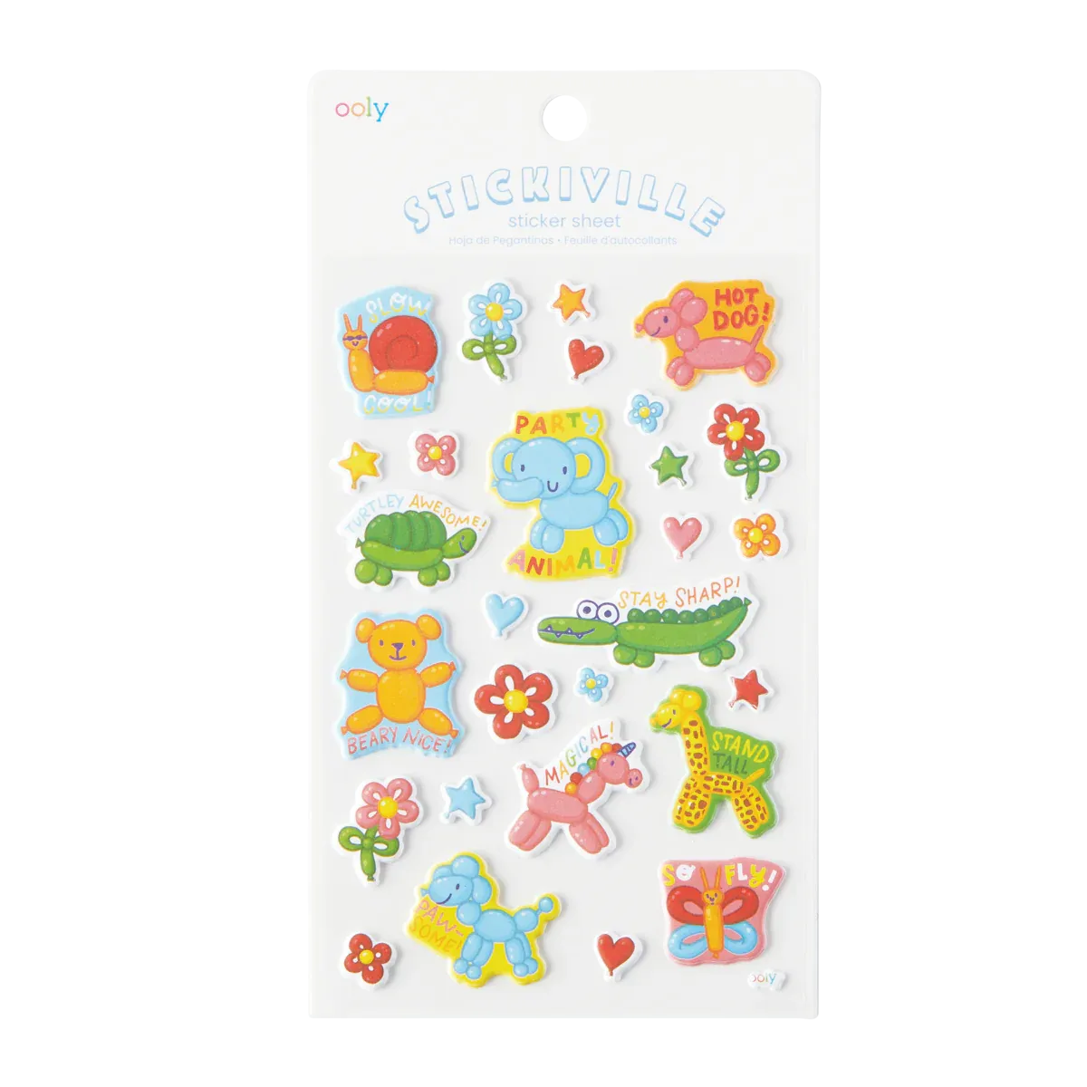 Stickiville Animal Balloons Stickers
