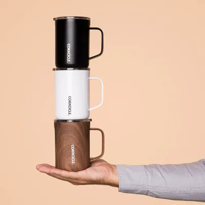Mugs , Tumblers + Stemless