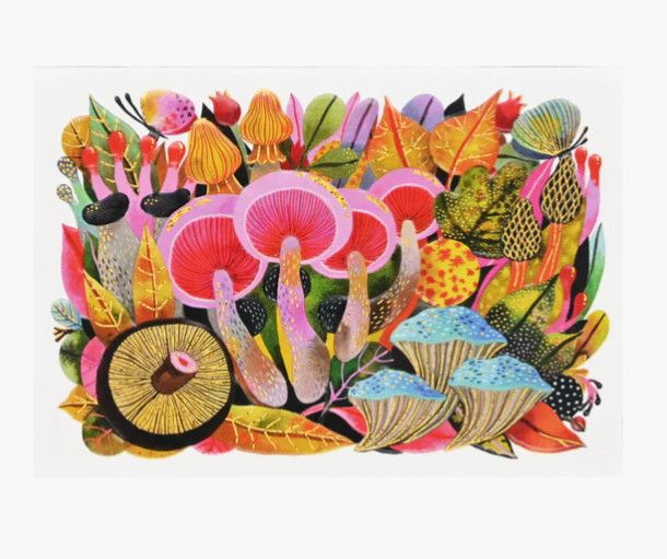 Note Cards Mushroom Medley