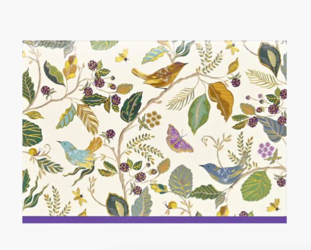 Note Cards Birds and Berries
