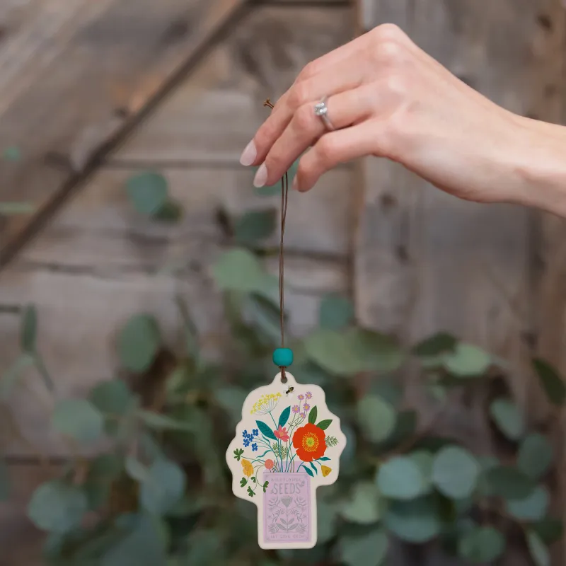 Car Air Freshener Pack of 2 Let Love Grow