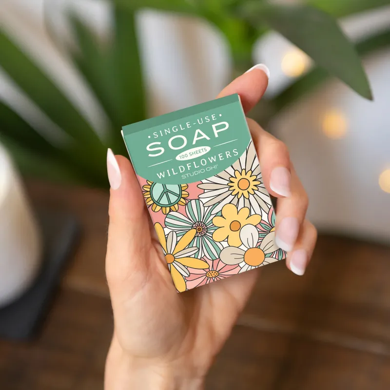 Single Use Soap Sheets Clusters of Joy